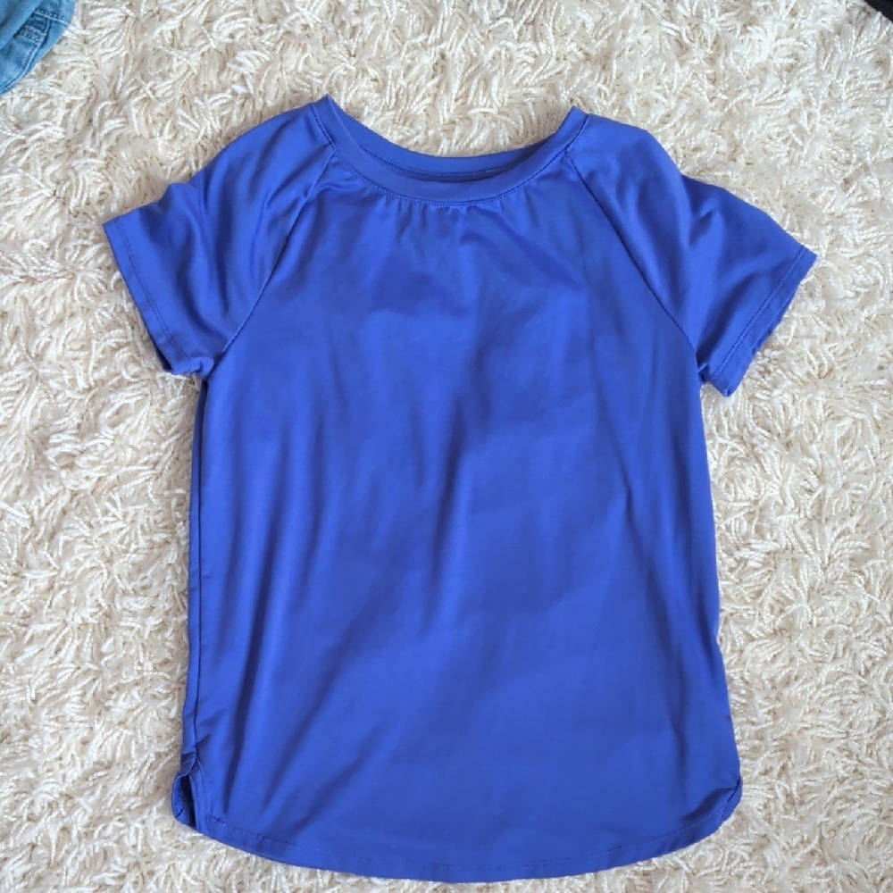 Athletic Works Kids Blue Short Sleeve Tee